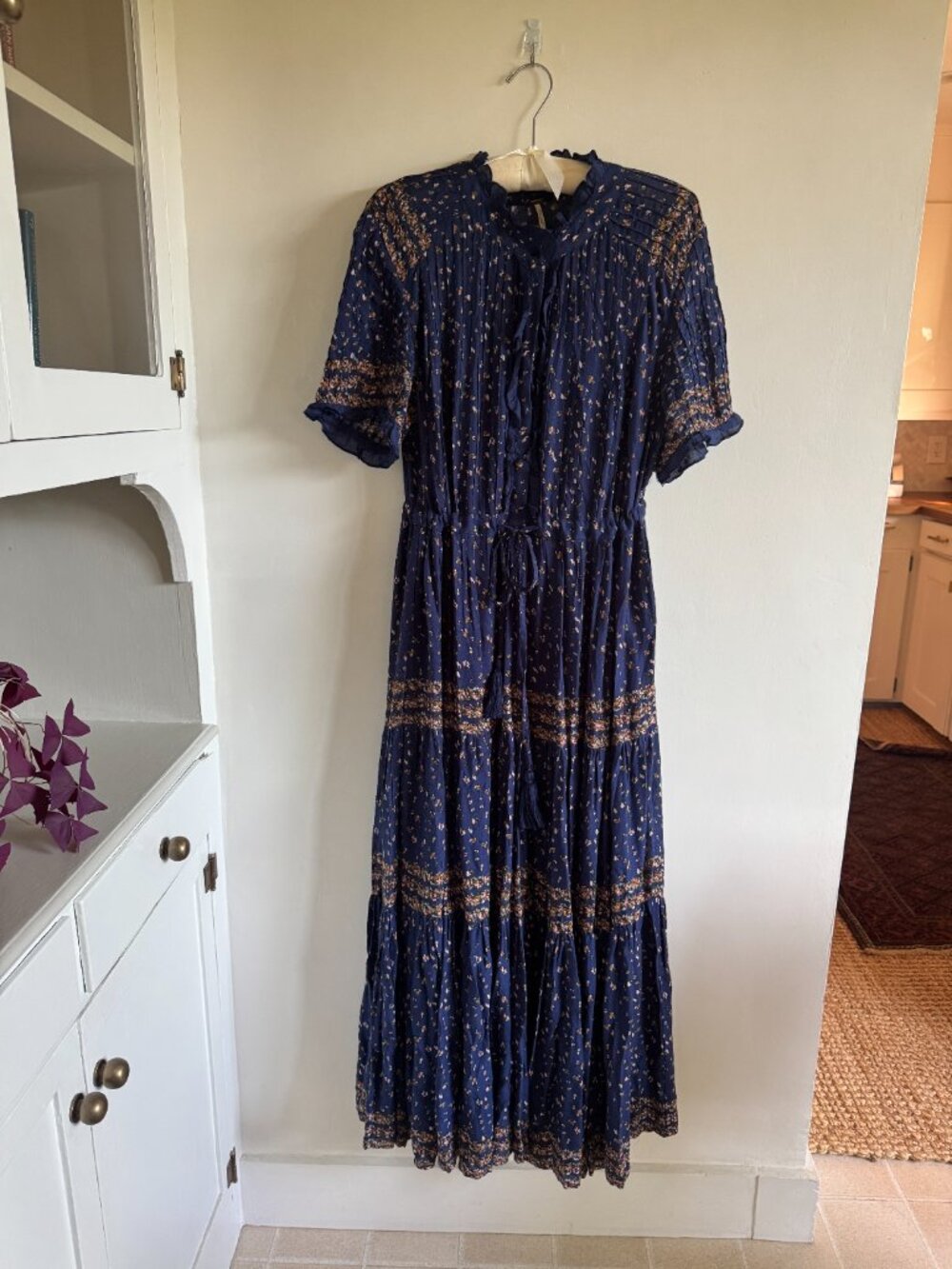 Free People Blue Rare Feelings Dress XL